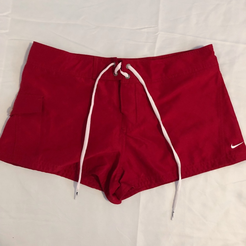 Nike Red Swim Short